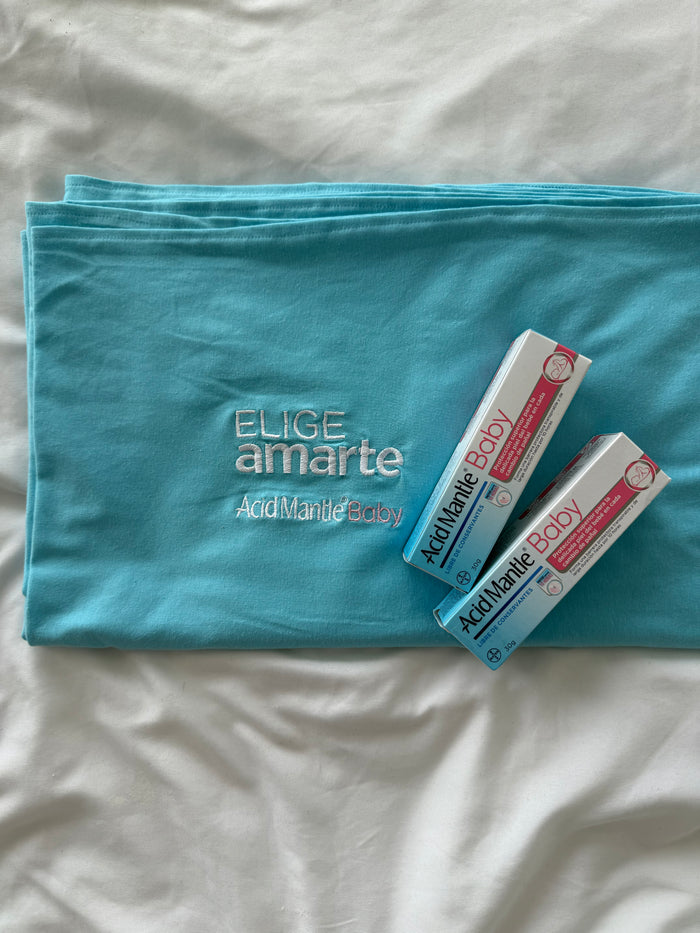 174. Kit Para Bebé Acid Mantle Nuevo: Fular + 2 Cremas Talla U Artesanal Diseño