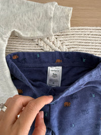 117. 2 Piezas de Patalón y Camiseta Para Bebé Carters en Perfecto Estado Exclusivo Estilo