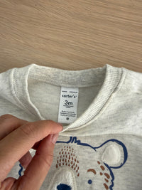 117. 2 Piezas de Patalón y Camiseta Para Bebé Carters en Perfecto Estado Colombiano Look