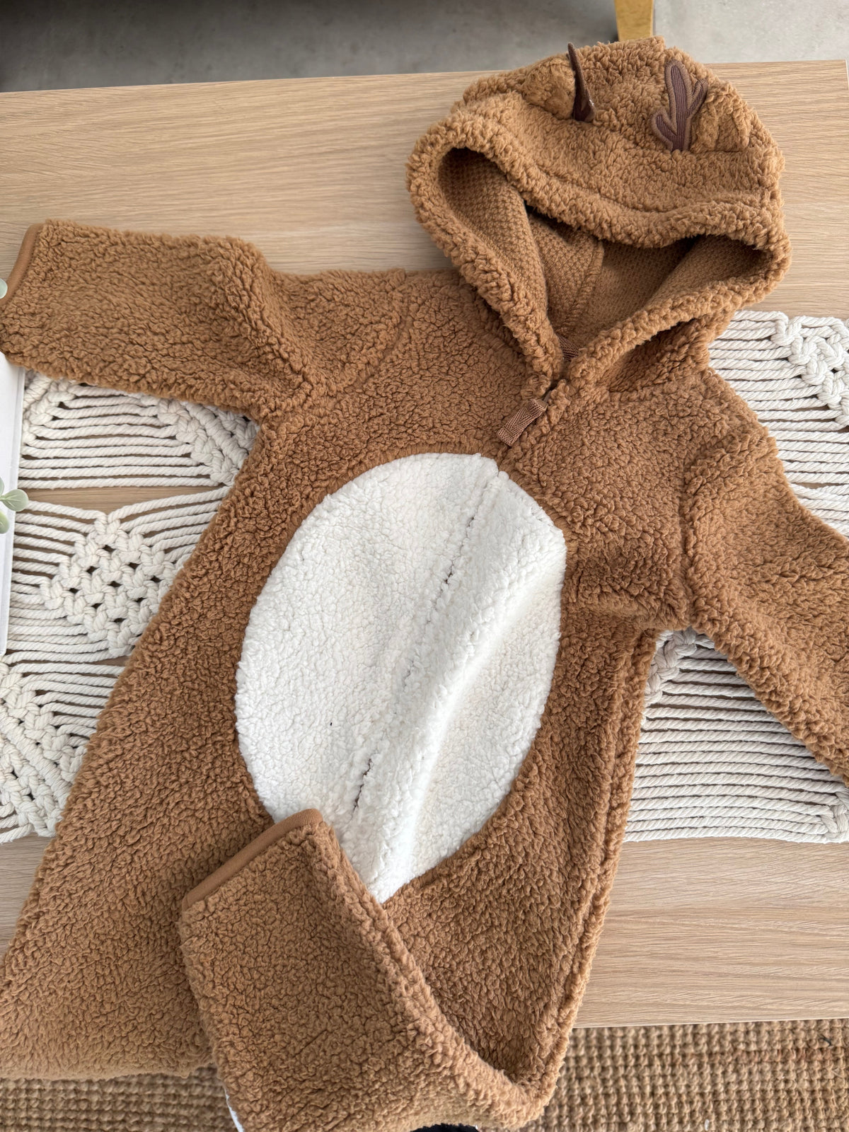 102. Enterizo Para Bebé Cocoa Peludo Carters en Perfecto Estado Artesanal Diseño