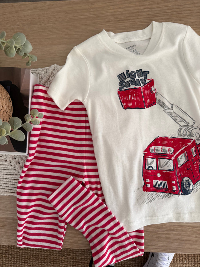 119. 2 Piezas de Patalón y Camiseta Para Bebé Carters en Perfecto Estado Artesanal Diseño