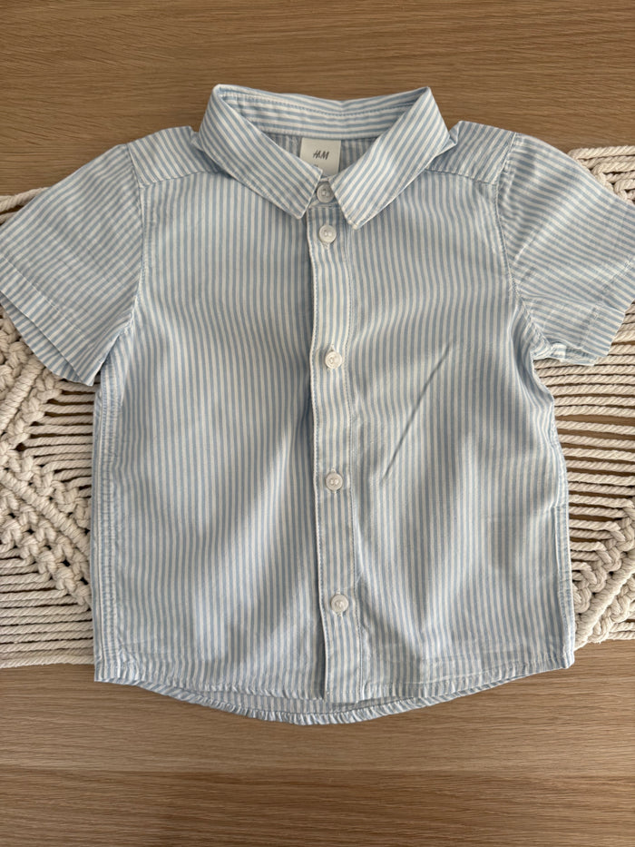 122. Camisa Para Bebé H&M en Perfecto Estado Artesanal Diseño