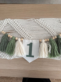 140. Centro Decorativo Verde en Perfecto Estado Artesanal Diseño