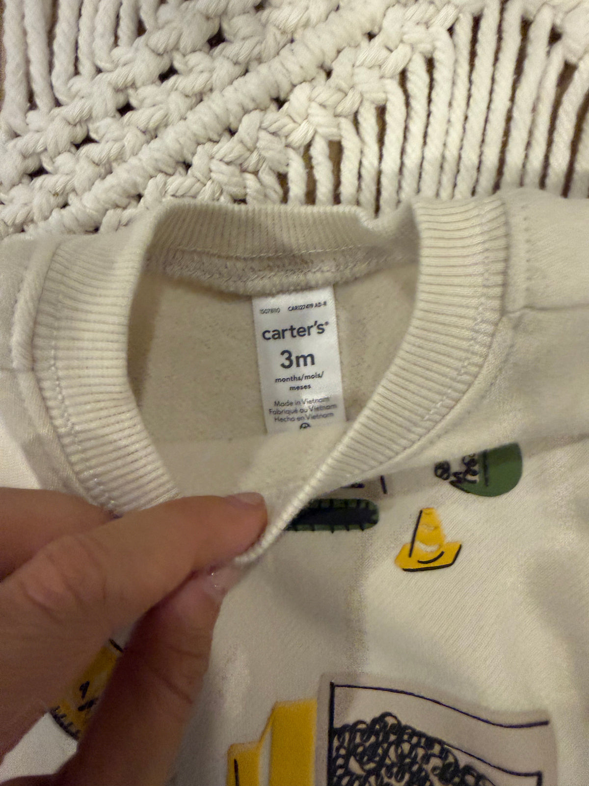 113. 2 Piezas de Pantalón y Saco Para Bebé Carters en Perfecto Estado Exclusivo Estilo