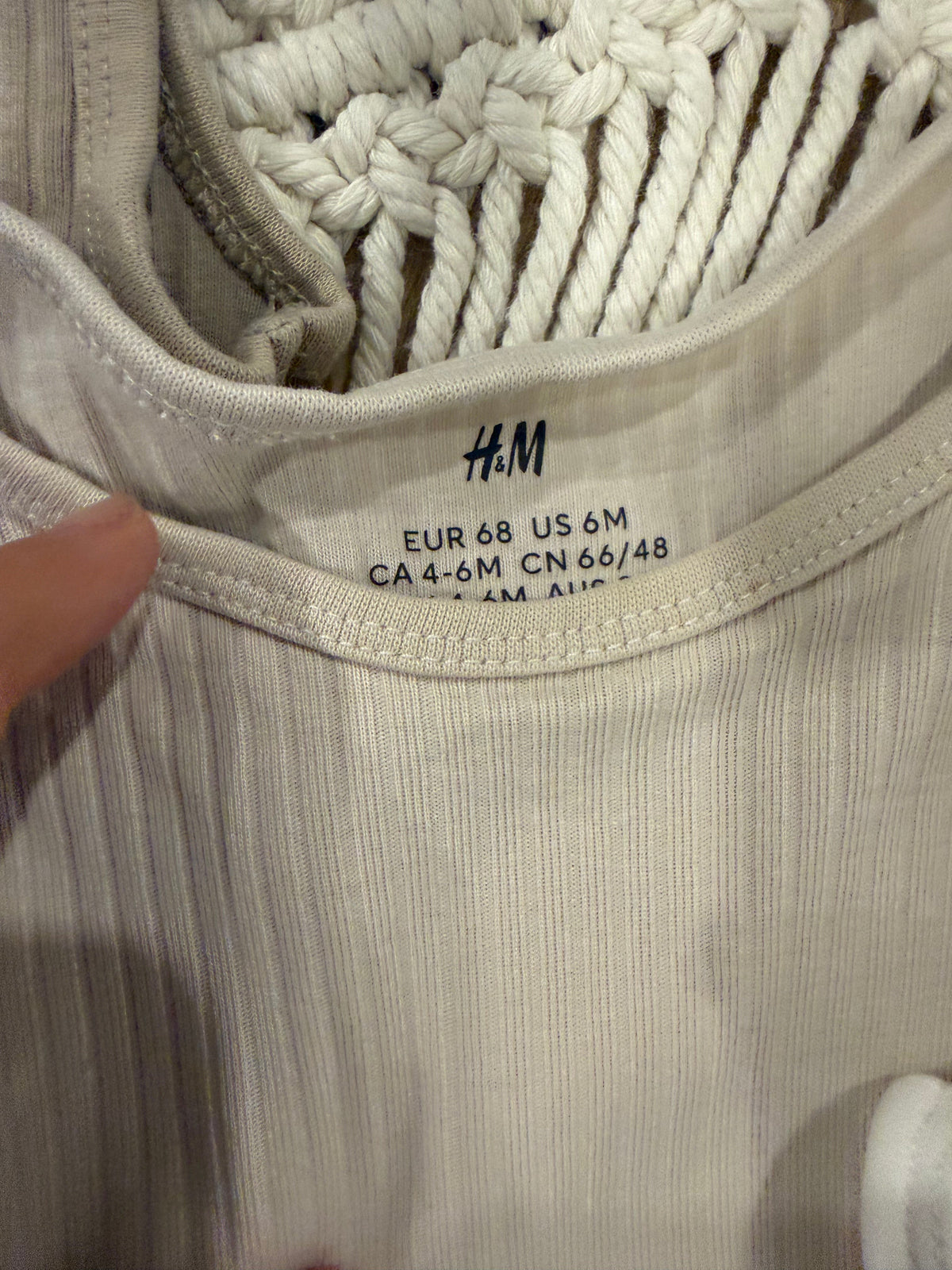 112. 3 Piezas de Enterizo Para Bebé H&M en Perfecto Estado Exclusivo Estilo