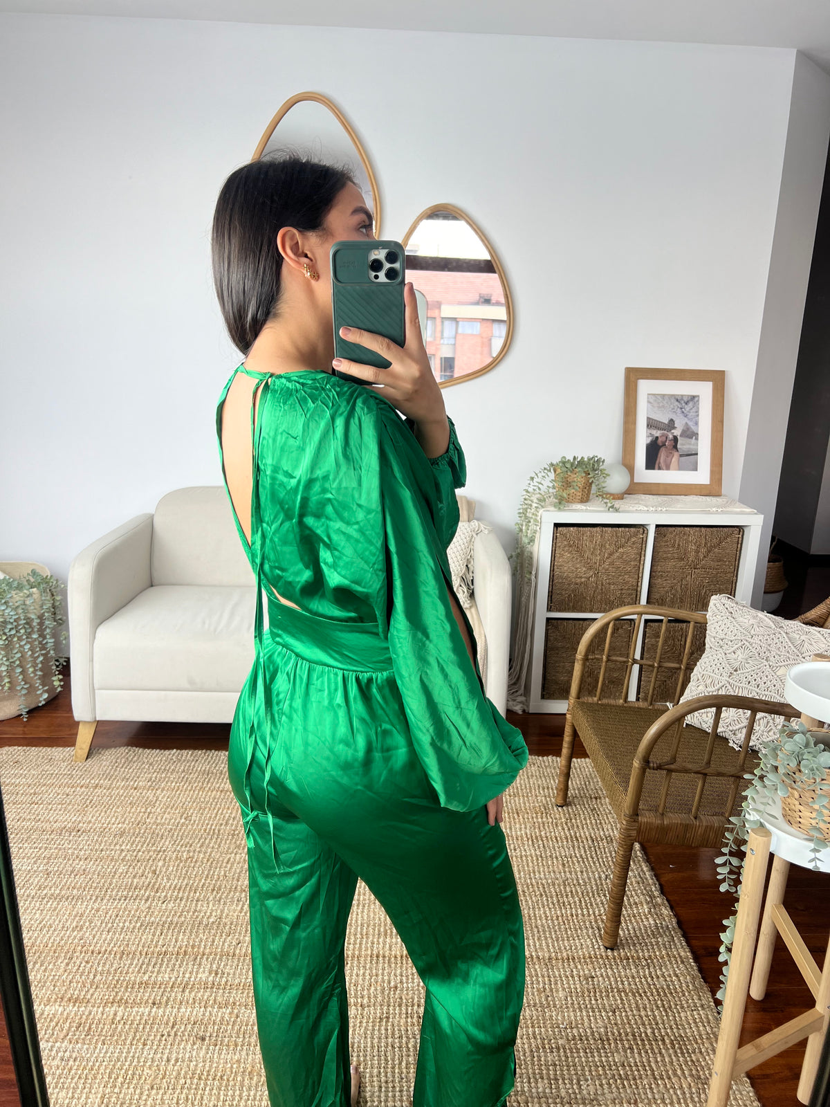 80. Enterizo Verde / Muestra Molgoa Nuevo Colombiano Look