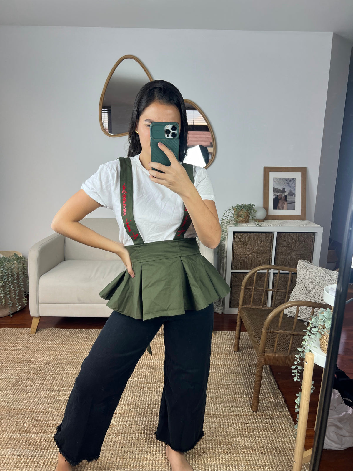 84. Set Blusa Marca Amodomio Perfecto Estado Artesanal Diseño