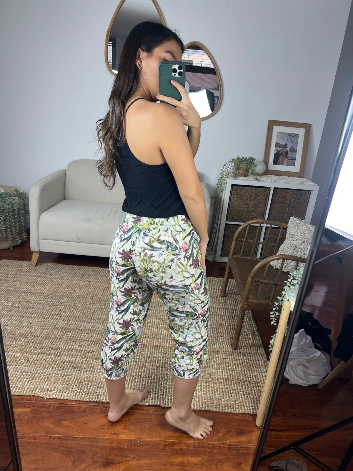 81. Pantalón Pijama Verde Options Perfecto Estado Exclusivo Estilo