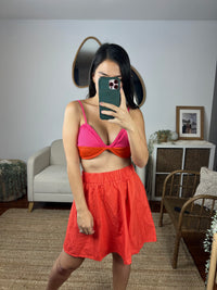 74. Mini Falda Naranja / Muestra Molgoa Nuevo Exclusivo Estilo