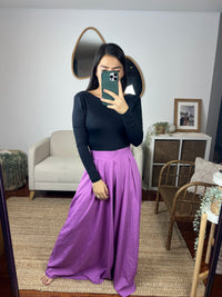 79. Pantalón Morado / Muestra Molgoa Nuevo Artesanal Diseño