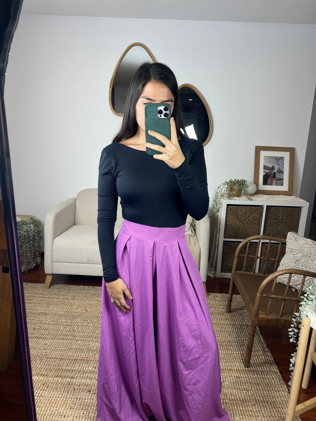 79. Pantalón Morado / Muestra Molgoa Nuevo Colombiano Look