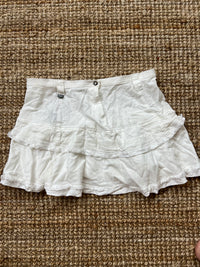 65. Falda Blanca Marithe Francois Girbaud Perfecto Estado Artesanal Diseño