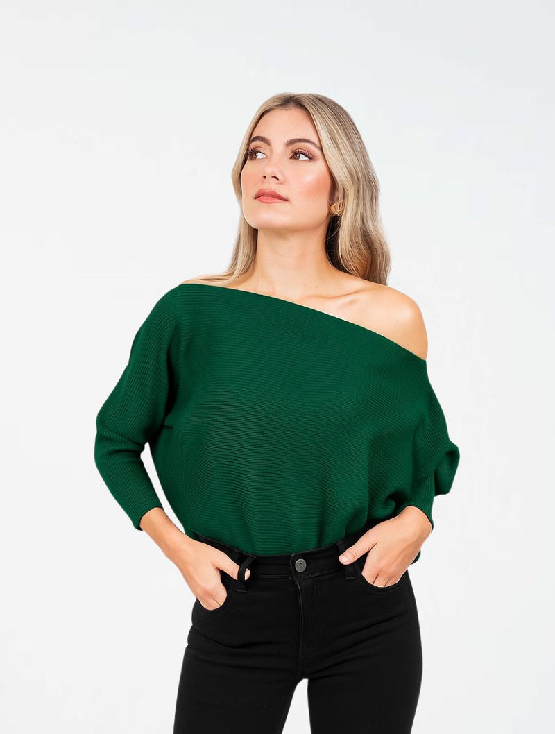 Suéter para Mujer Cuello Bandeja - Samba
