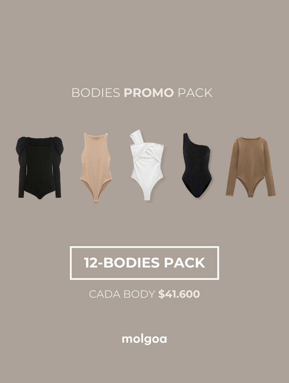 Pack 12 Bodies- Cada uno a $41.600