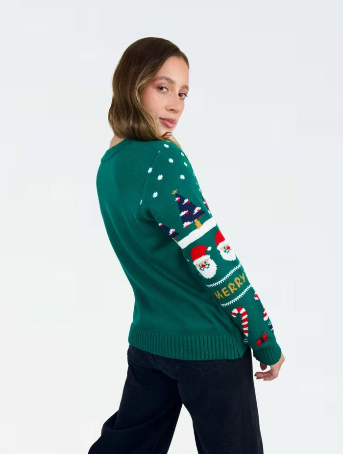 Saco Cuello Redondo Unisex - Saco Navidad Santa Claus