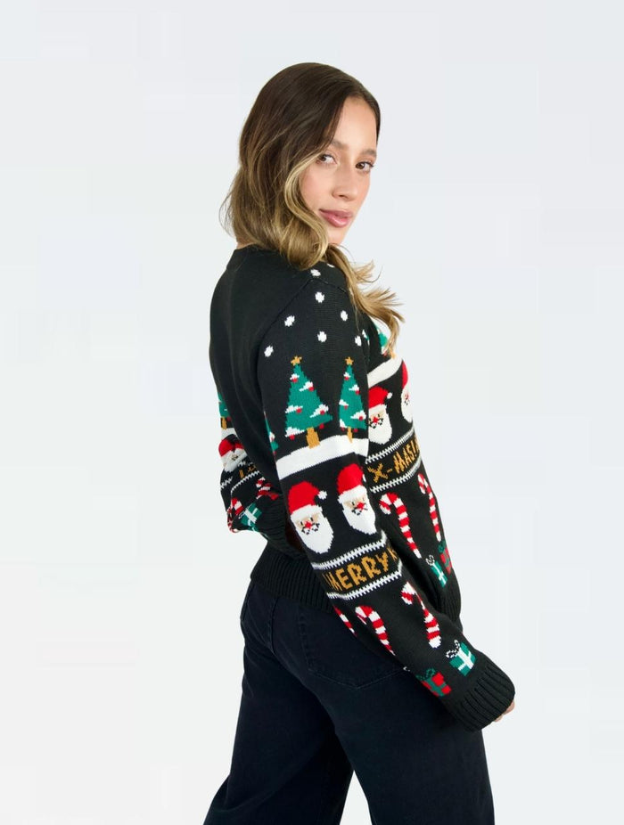 Saco Cuello Redondo Unisex - Saco Navidad Santa Claus