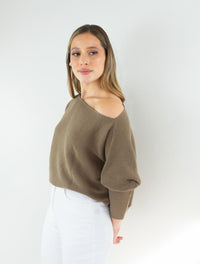 Suéter para Mujer Cuello Bandeja - Samba