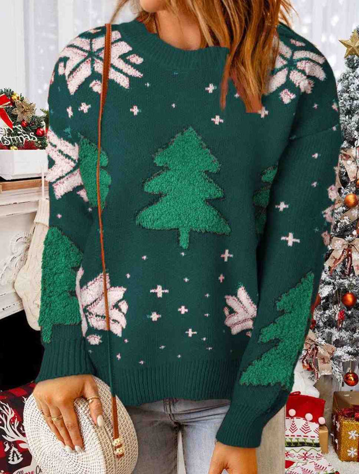 Saco Cuello Redondo Unisex - Saco Navidad Verde