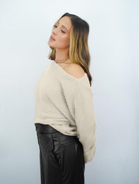 Suéter para Mujer Cuello Bandeja - Caeli