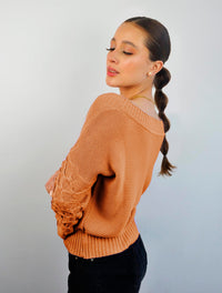 Suéter para Mujer Lila Cuello V - Fantastic Lila