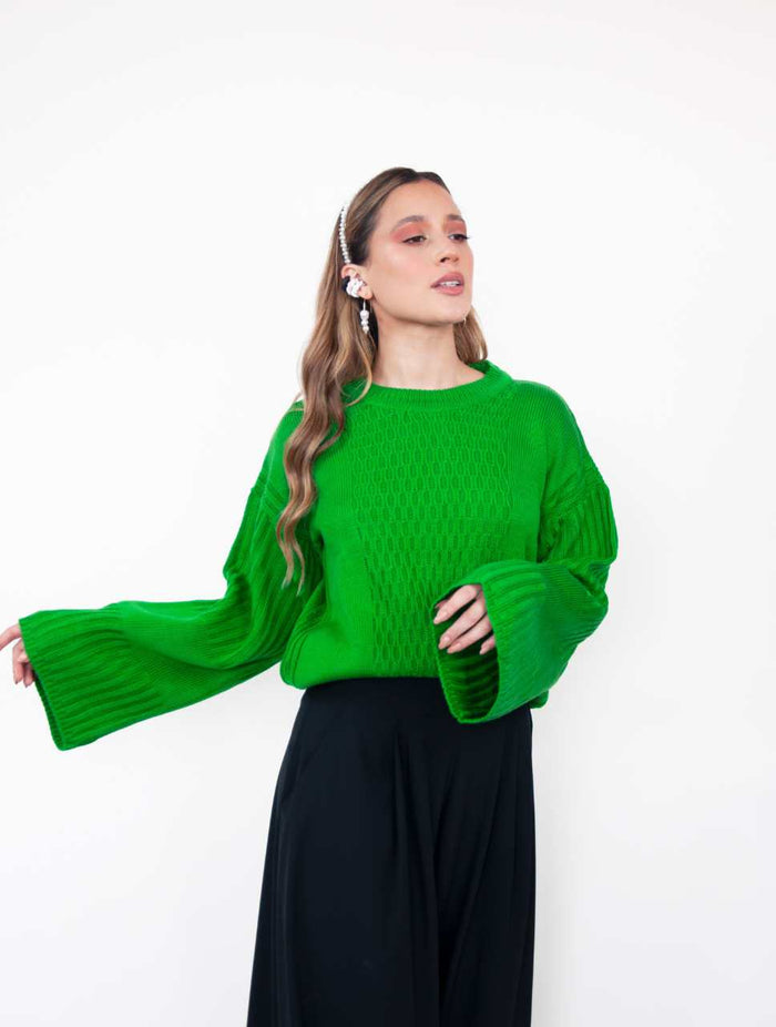 Suéter Cuello Redondo - Lola Verde Cali