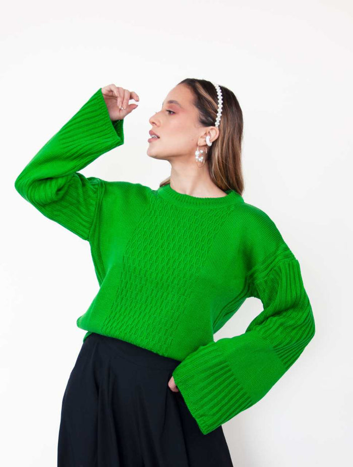 Suéter Cuello Redondo - Lola Verde Cali