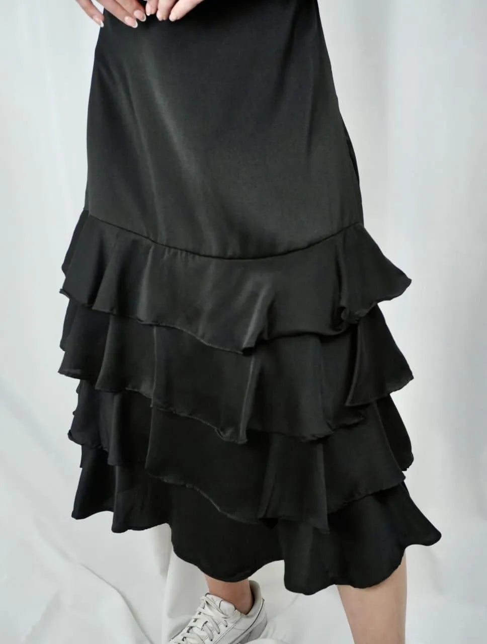29. Vestido Negro / Muestra Molgoa Nuevo Elegante Textura