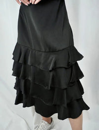 29. Vestido Negro / Muestra Molgoa Nuevo Elegante Textura