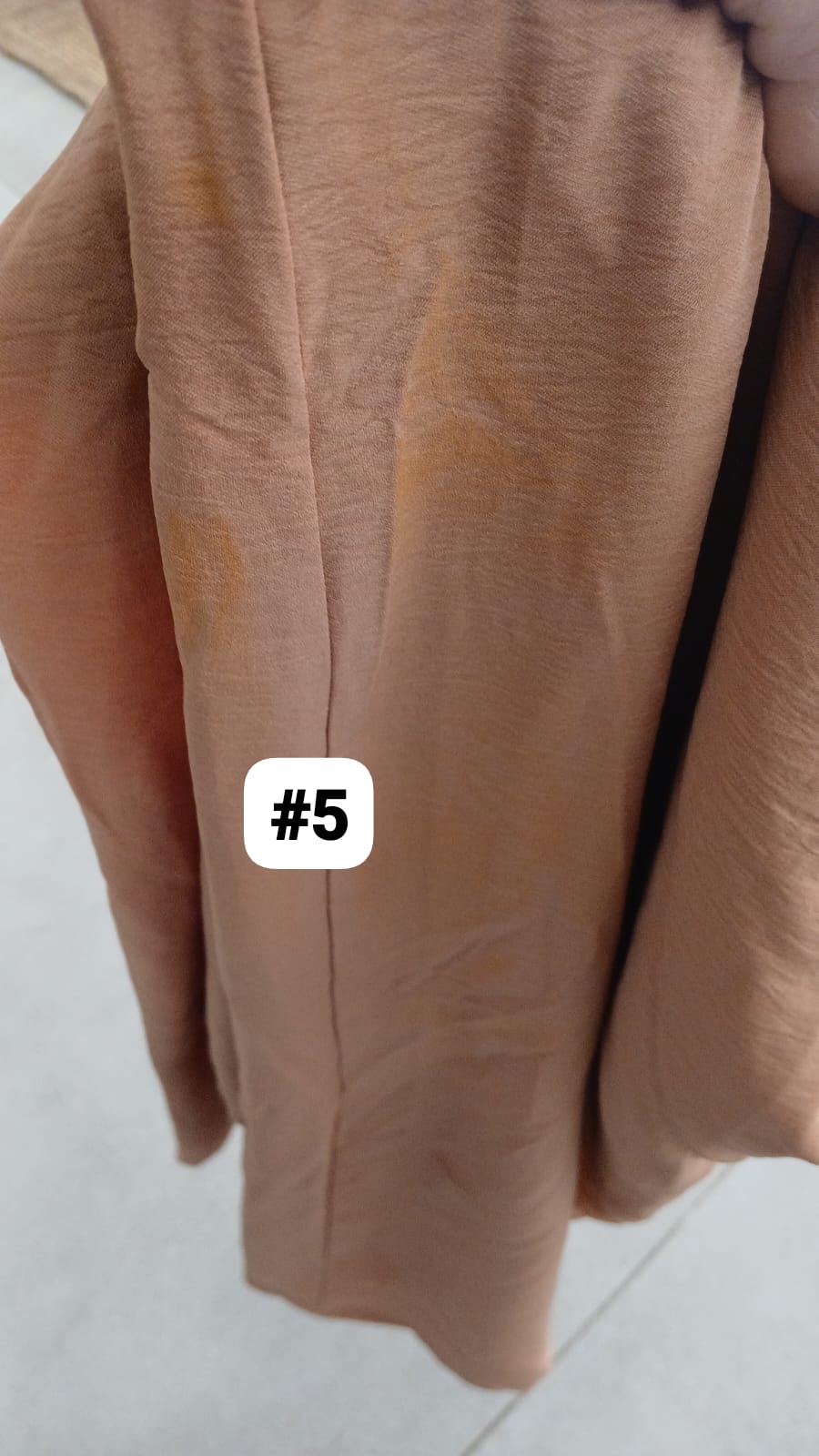 92. Pantalón Café / Muestra Molgoa Nuevo-5 Artesanal Diseño