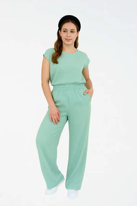 Set Para Mujer Pantalón y Blusa Mangas- The Lover