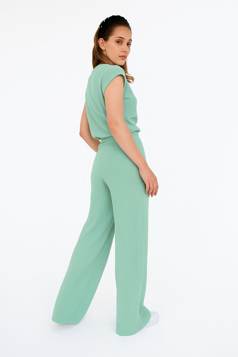 Set Para Mujer Pantalón y Blusa Mangas- The Lover