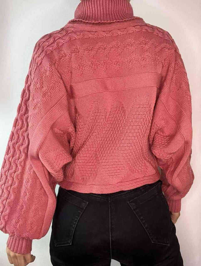 Suéter para Mujer Coral Cuello Tortuga - Solei Coral