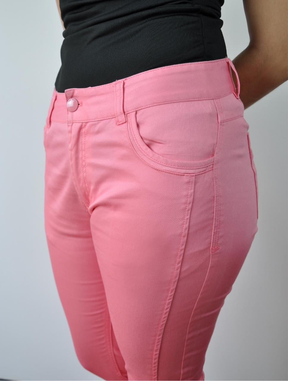 Pantalón para Mujer Rosa Skinny - Almería Rosa