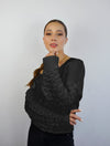 Suéter para Mujer Negro Cuello V - Fantastic Negro