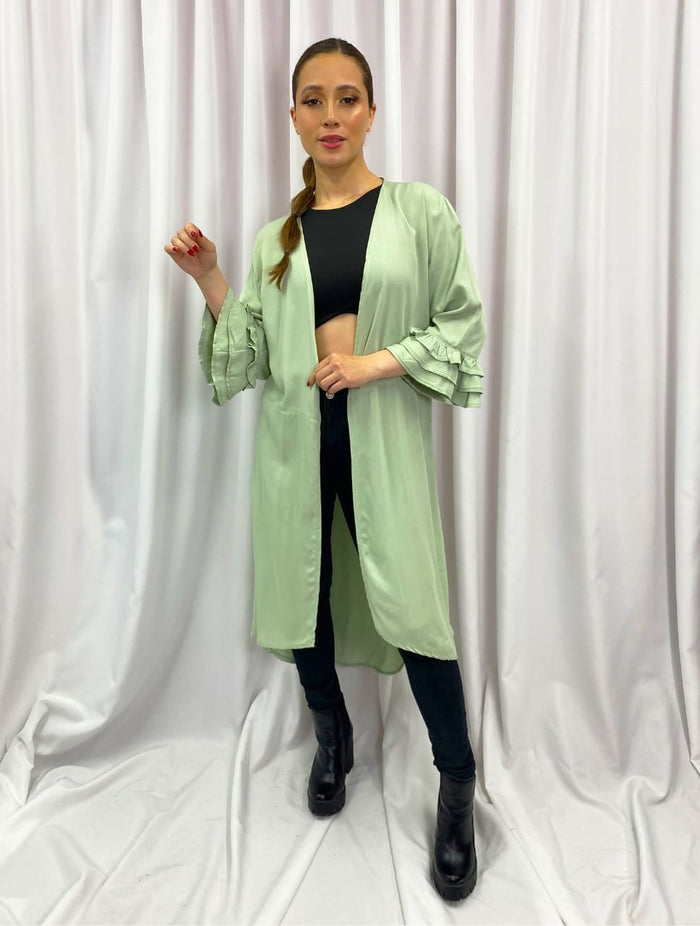 Kimono para Mujer Verde Menta - Bruno Verde Menta